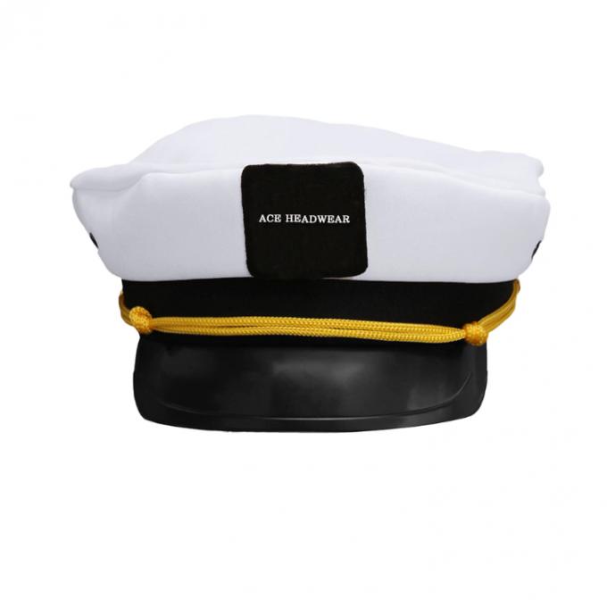 Promosyon Beyaz Özel Kaptan Sailor Şapka Boş Kaptan Şapka