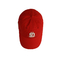 Sublime Yün Beyzbol Spor Baba Şapkaları Logo Ile 3d Nakış Kırmızı