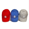 3D Puff Yıkanmış Pamuk Yapılandırılmamış Beyzbol Şapkaları / Metal Toka Baba Şapkaları
