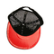 Toptan Özel 3D Nakış Taklidi Logo Düz Ağız Beyaz Hasır Kamyon Şoförü Snapback Caps