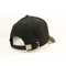 ACE BSCI Hayvan Desen Rhinestone Siyah Beyzbol Şapkası / Saten Beyzbol Şapkası Siyah Metal Toka
